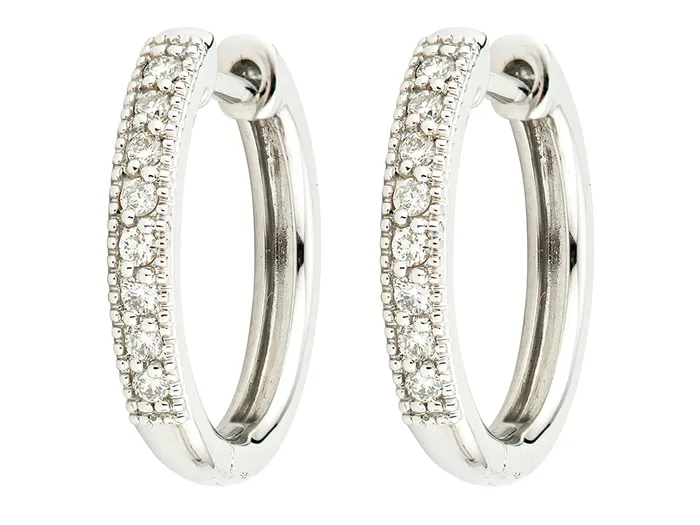Jude Frances Camelia Hoop Earrings Jude Frances Earrings