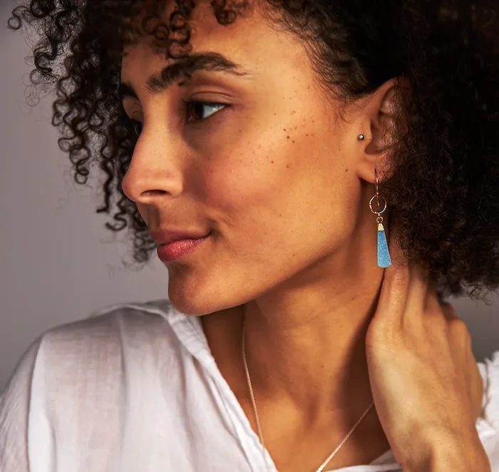 Laura J Designs Druzy Waterfall Earrings Earrings