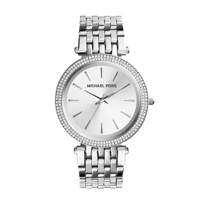 Michael Kors Darci Watch Silver Dial Stainless Steel 39mm Quartz Michael Kors Bracelets