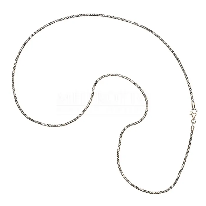 Necklaces Konstantino Konstantino Silver 15mm Thin Rope Chain 16 inch