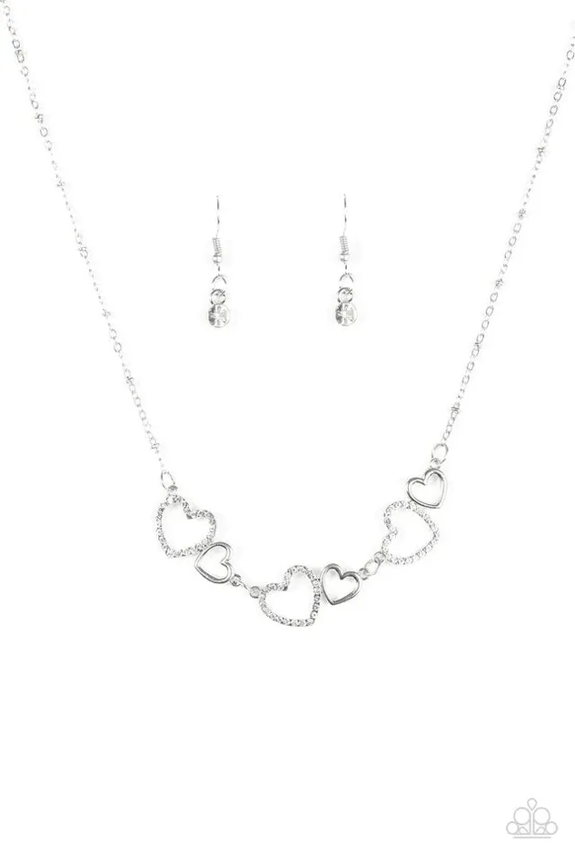 Necklaces Paparazzi Jewelry Paparazzi Necklace A LUSTHave White