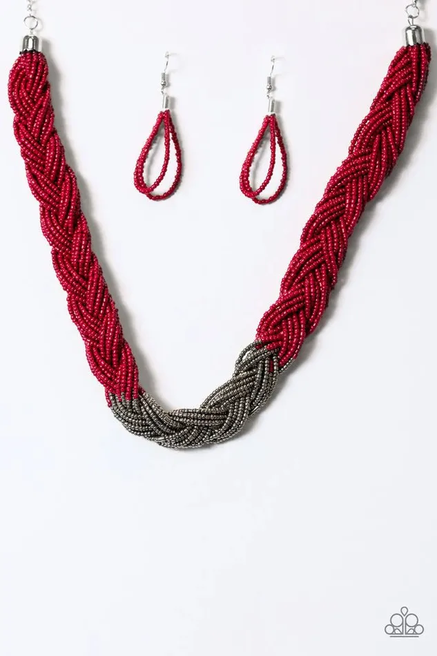 Necklaces Paparazzi Jewelry Paparazzi Necklace Brazilian Brilliance Red
