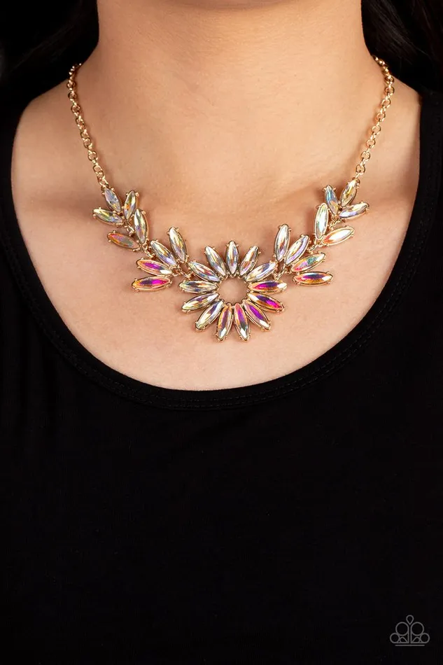 Necklaces Paparazzi Jewelry Paparazzi Necklace Celestial Cruise Gold