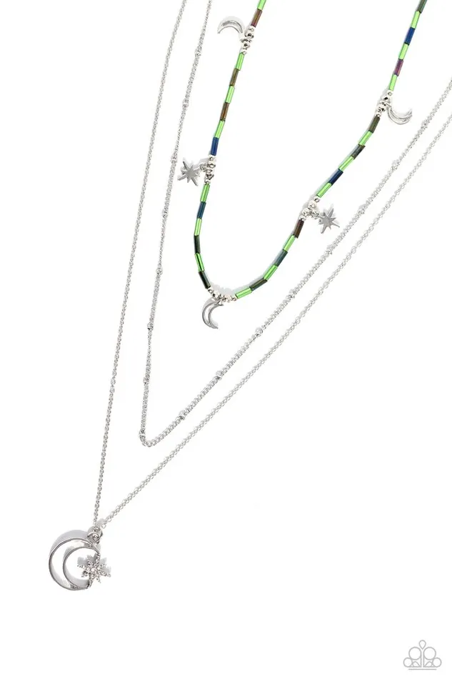Necklaces Paparazzi Jewelry Paparazzi Necklace Constant as the Stars Green Necklaces Paparazzi Jewelry Paparazzi Necklace Constant as the Stars Green