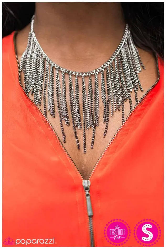 Necklaces Paparazzi Jewelry Paparazzi Necklace Dive In Silver