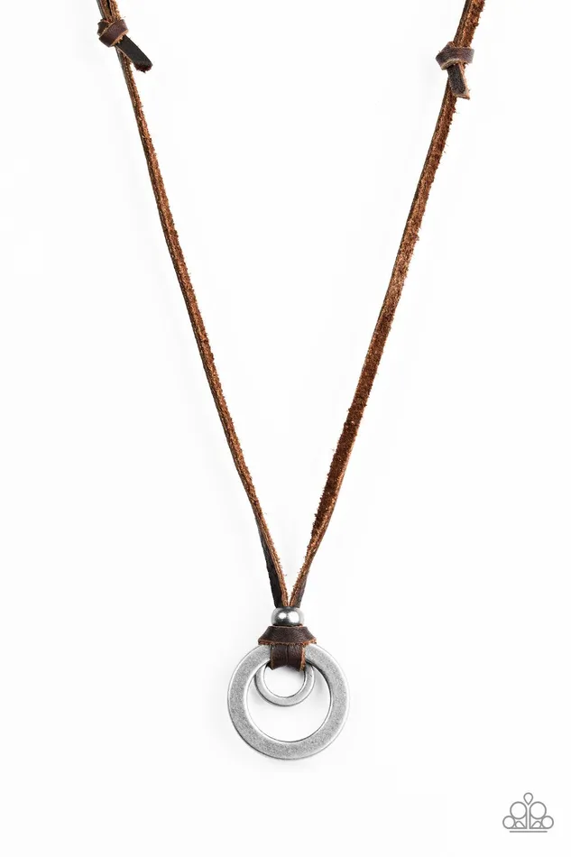 Necklaces Paparazzi Jewelry Paparazzi Necklace Get To High Ground Brown
