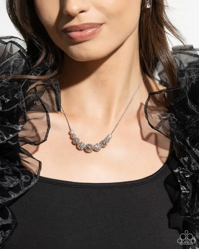 Necklaces Paparazzi Jewelry Paparazzi Necklace Gilded Gift White
