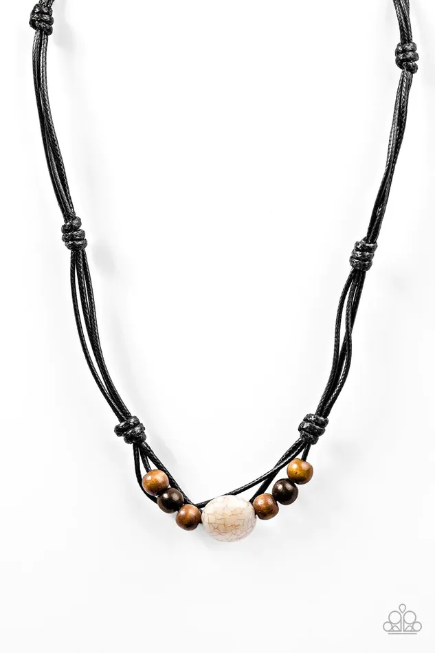 Necklaces Paparazzi Jewelry Paparazzi Necklace Hidden Canyon Black