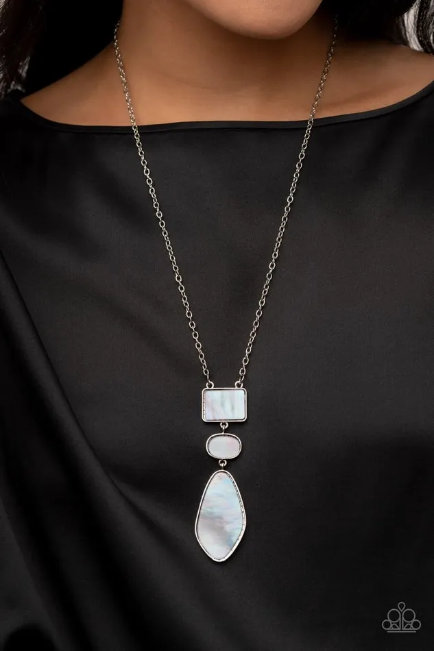 Necklaces Paparazzi Jewelry Paparazzi Necklace Hidden Cove Silver