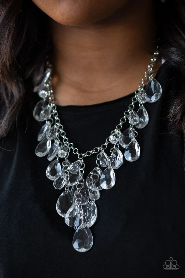 Necklaces Paparazzi Jewelry Paparazzi Necklace Irresistible Iridescence White