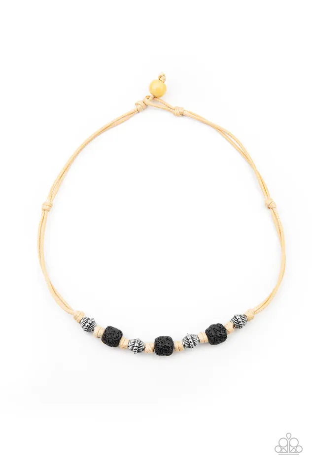 Necklaces Paparazzi Jewelry Paparazzi Necklace Island Quarry Black