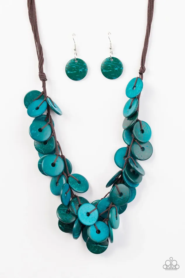Necklaces Paparazzi Jewelry Paparazzi Necklace Jammin In Jamaica Blue