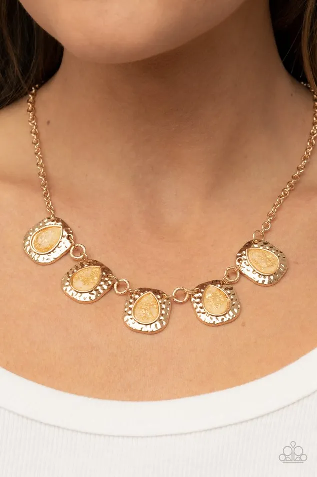 Necklaces Paparazzi Jewelry Paparazzi Necklace Mayan Masterpiece Gold