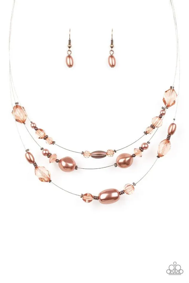 Necklaces Paparazzi Jewelry Paparazzi Necklace Pacific Pageantry Copper