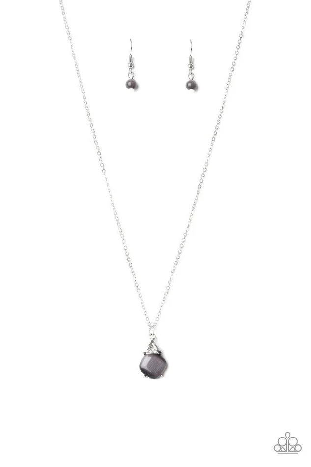 Necklaces Paparazzi Jewelry Paparazzi Necklace Romantic Razzle Silver