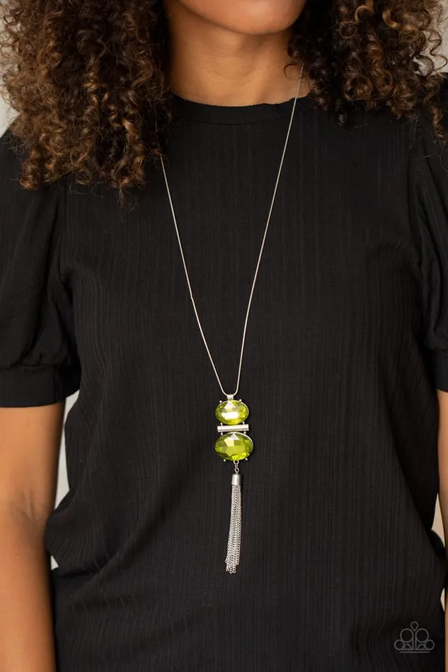 Necklaces Paparazzi Jewelry Paparazzi Necklace Runway Rival Green