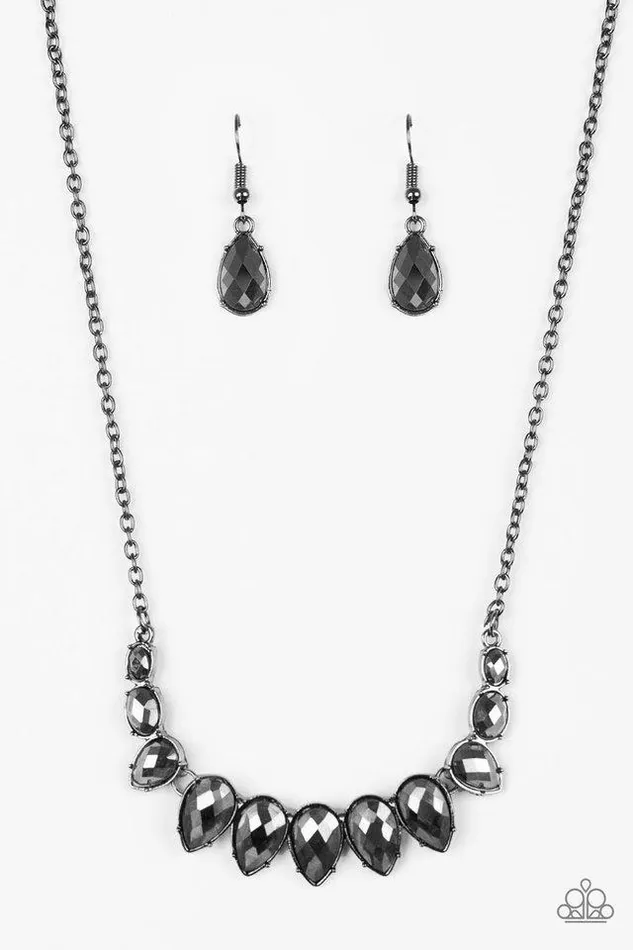 Necklaces Paparazzi Jewelry Paparazzi Necklace Street REGAL Black