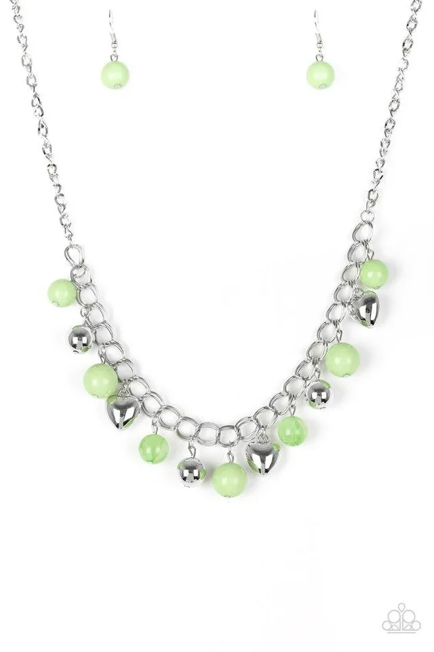 Necklaces Paparazzi Jewelry Paparazzi Necklace Summer Fling Green