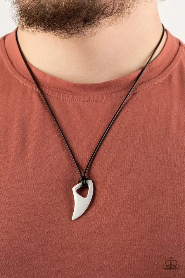 Necklaces Paparazzi Jewelry Paparazzi Necklace Summer Shark White