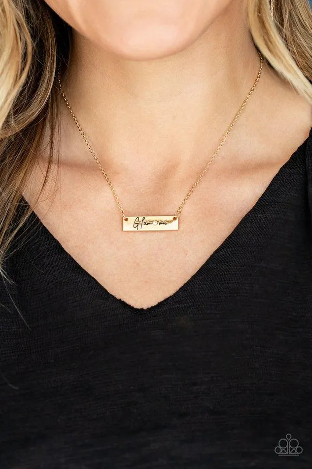 Necklaces Paparazzi Jewelry Paparazzi Necklace The GLAMma Gold