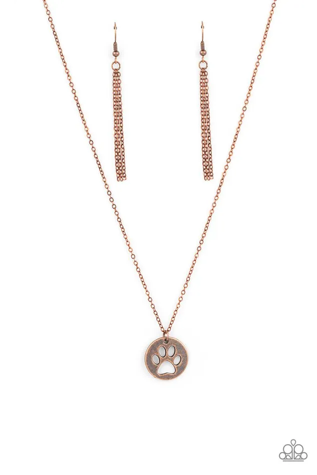 Necklaces Paparazzi Jewelry Paparazzi Necklace Think PAWsitive Copper Necklaces Paparazzi Jewelry Paparazzi Necklace Think PAWsitive Copper