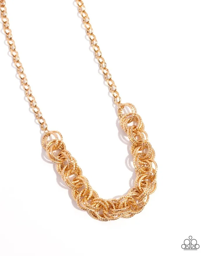 Necklaces Paparazzi Jewelry Paparazzi Necklace Urban Acoustics Gold