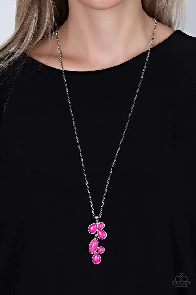 Necklaces Paparazzi Jewelry Paparazzi Necklace Wild Bunch Flair Pink