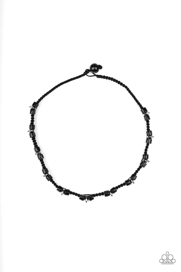 Necklaces Paparazzi Jewelry Paparazzi Necklace WOOD You Believe It Black