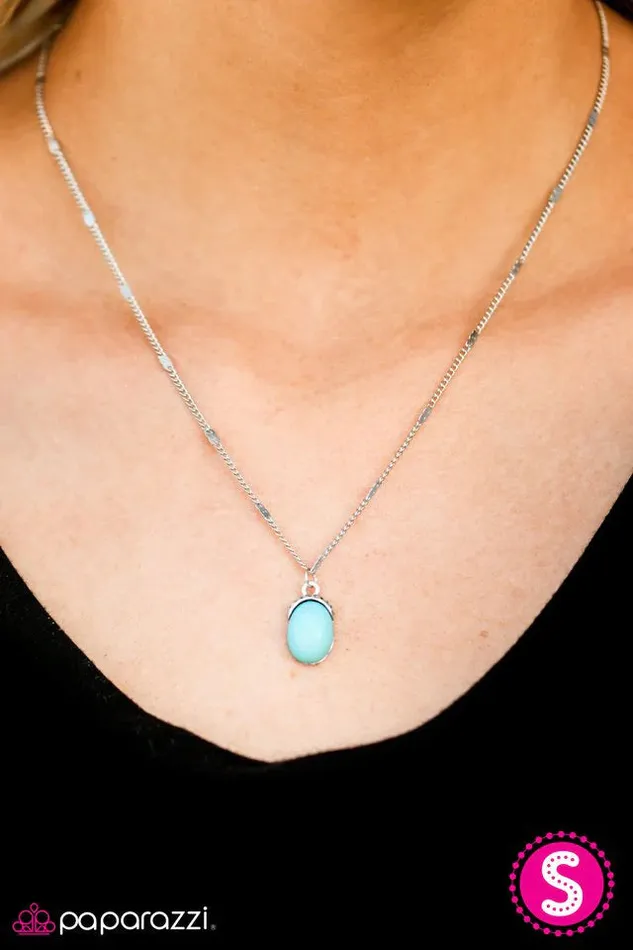 Necklaces Paparazzi Necklace A Colorful Life Blue Paparazzi Jewelry