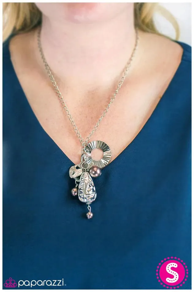 Necklaces Paparazzi Necklace All In Good Cheer Brown Paparazzi Jewelry