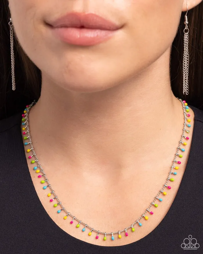 Necklaces Paparazzi Necklace Bermuda Beads Yellow Paparazzi Jewelry