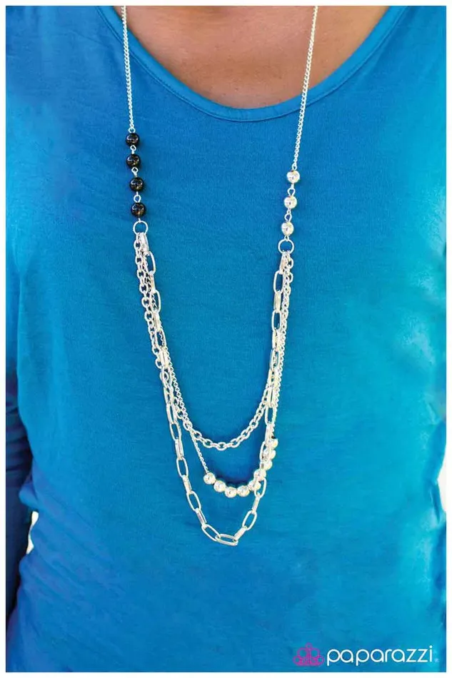 Necklaces Paparazzi Necklace Black Magic Black Paparazzi Jewelry
