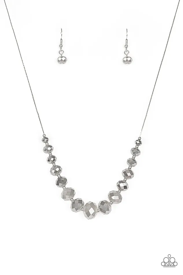 Necklaces Paparazzi Necklace Crystal Carriages Silver Paparazzi Jewelry