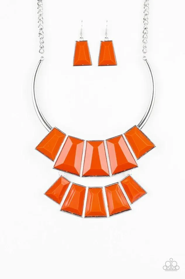 Necklaces Paparazzi Necklace Lions TIGRESS and Bears Orange Paparazzi Jewelry Necklaces Paparazzi Necklace Lions TIGRESS and Bears Orange Paparazzi Jewelry