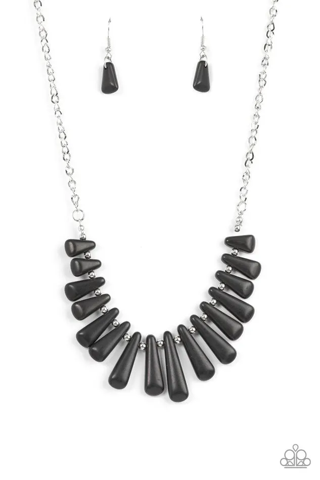 Necklaces Paparazzi Necklace Mojave Empress Black Paparazzi Jewelry Necklaces Paparazzi Necklace Mojave Empress Black Paparazzi Jewelry