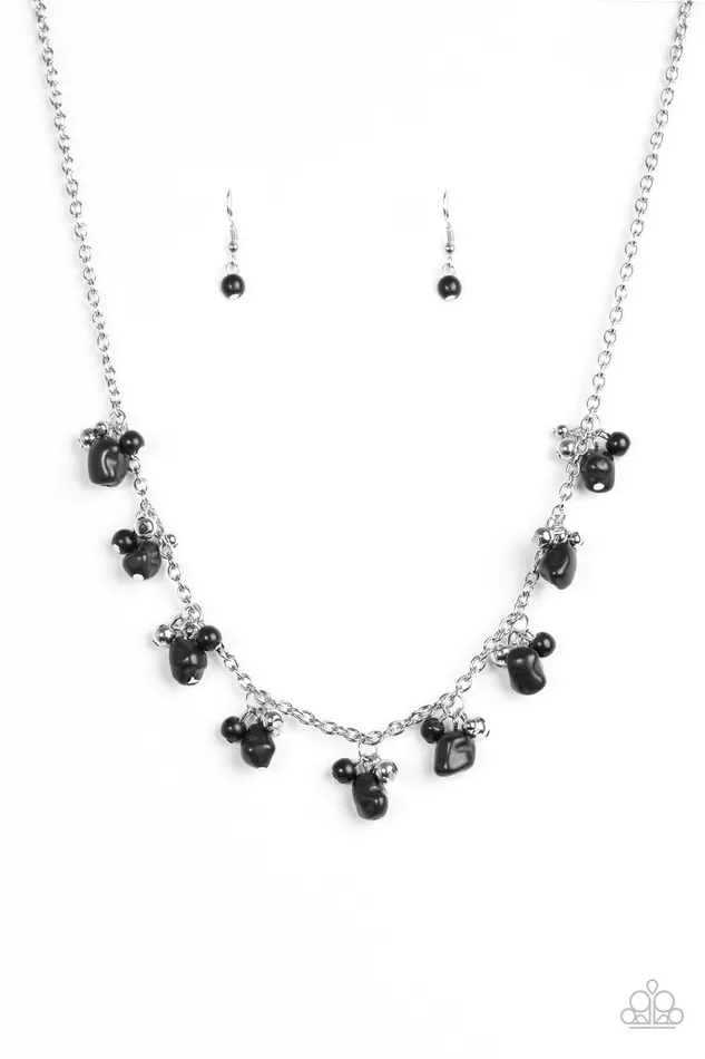 Necklaces Paparazzi Necklace Rocky Mountain Magnificence Black Paparazzi Jewelry
