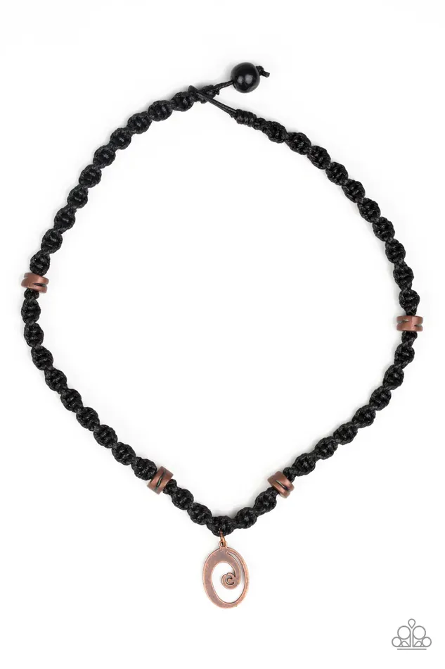 Necklaces Paparazzi Necklace Surfer Spiral Copper Paparazzi Jewelry