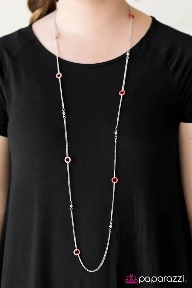 Necklaces Paparazzi Necklace West Coast Fashion Red Paparazzi Jewelry
