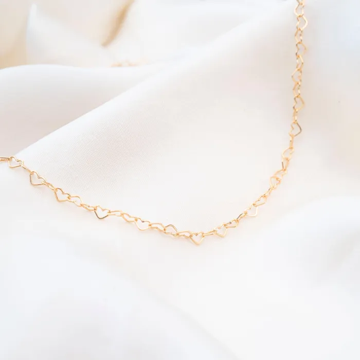 Necklaces TheRoseGypsy Gold Filled Hearts Necklace