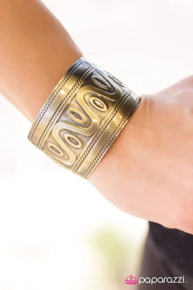 Paparazzi Bracelet Come What MAYAN Brass Paparazzi Jewelry Bracelets