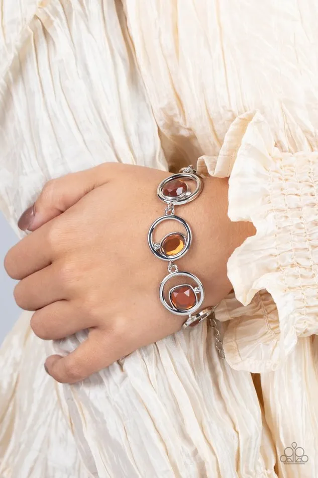 Paparazzi Bracelet Date Night Drama Brown Paparazzi Jewelry Bracelets