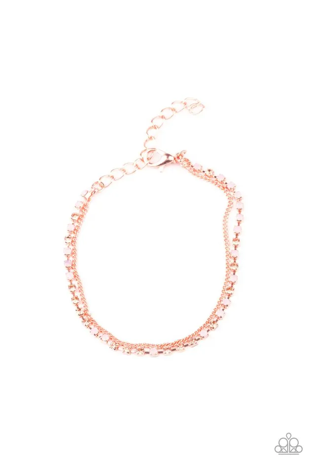 Paparazzi Bracelet Double The Diamonds Copper Paparazzi Jewelry Bracelets Paparazzi Bracelet Double The Diamonds Copper Paparazzi Jewelry Bracelets
