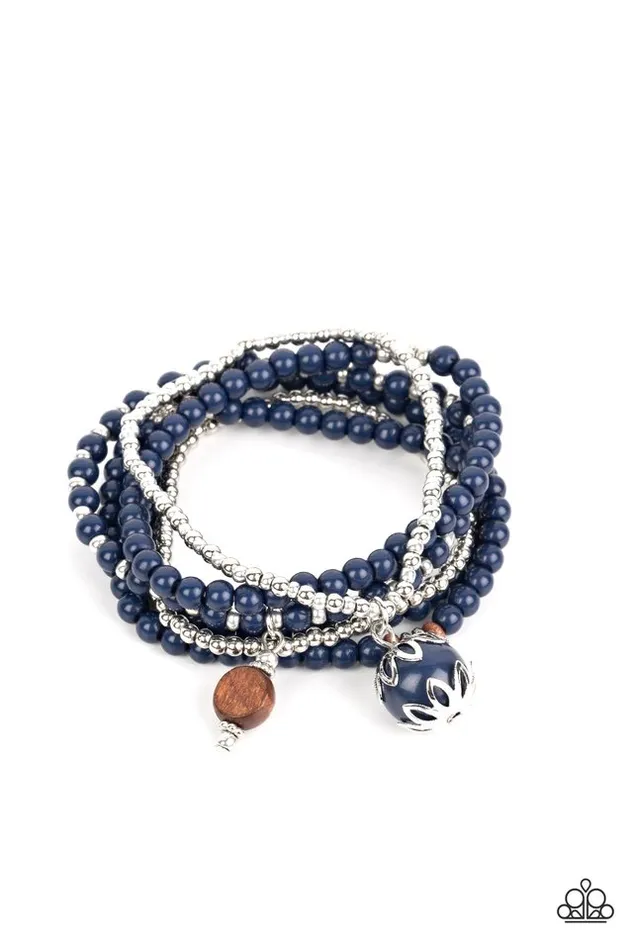 Paparazzi Bracelet Epic Escapade Blue Paparazzi Jewelry Bracelets