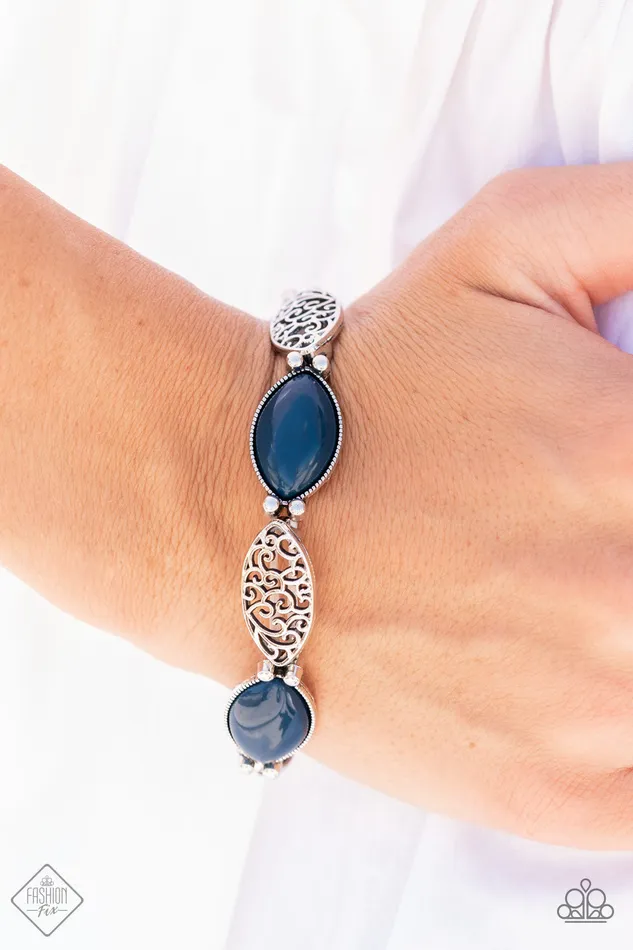Paparazzi Bracelet Garden Rendezvous Blue Paparazzi Jewelry Bracelets