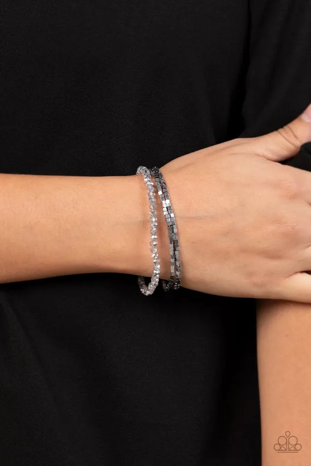 Paparazzi Bracelet Just a Spritz Silver Paparazzi Jewelry Bracelets