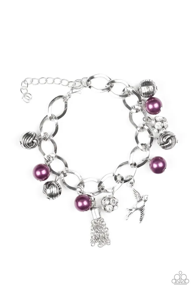 Paparazzi Bracelet Lady Love Dove Purple Paparazzi Jewelry Bracelets Paparazzi Bracelet Lady Love Dove Purple Paparazzi Jewelry Bracelets