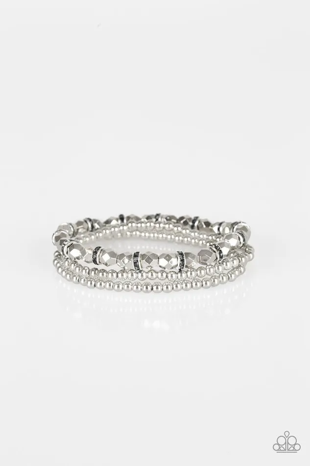 Paparazzi Bracelet Let There BEAM Light Silver Paparazzi Jewelry Bracelets Paparazzi Bracelet Let There BEAM Light Silver Paparazzi Jewelry Bracelets