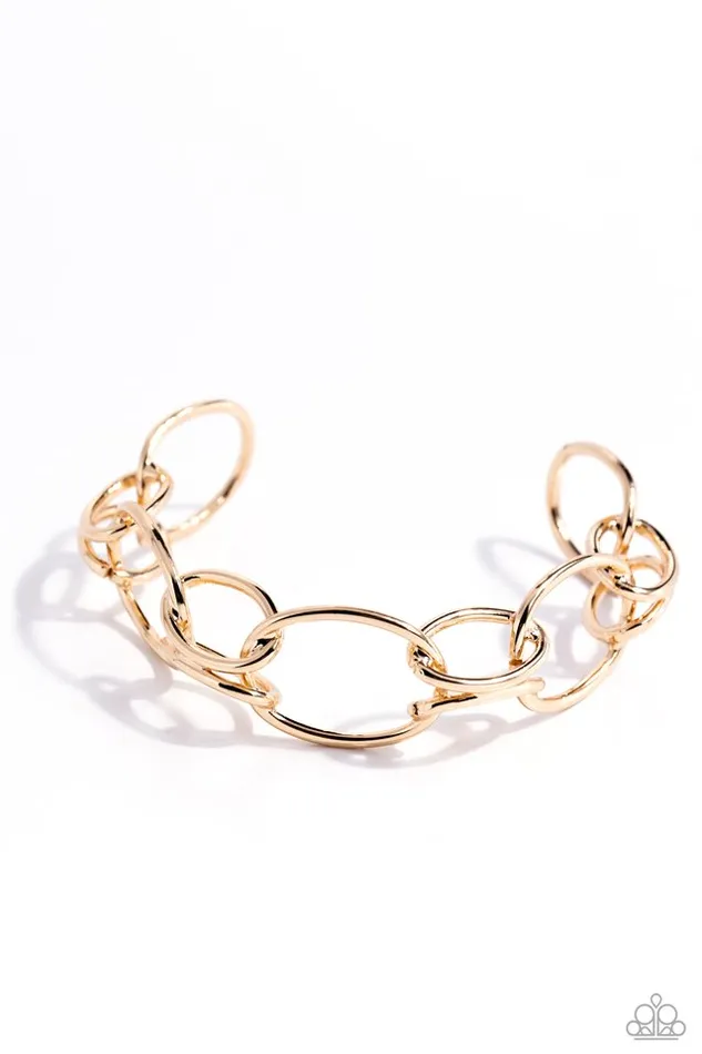 Paparazzi Bracelet LINK or Swim Gold Paparazzi Jewelry Bracelets Paparazzi Bracelet LINK or Swim Gold Paparazzi Jewelry Bracelets