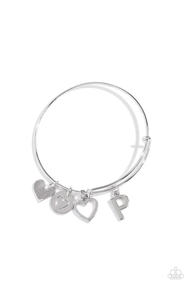 Paparazzi Bracelet Making It INITIAL Silver P Paparazzi Jewelry Bracelets Paparazzi Bracelet Making It INITIAL Silver P Paparazzi Jewelry Bracelets