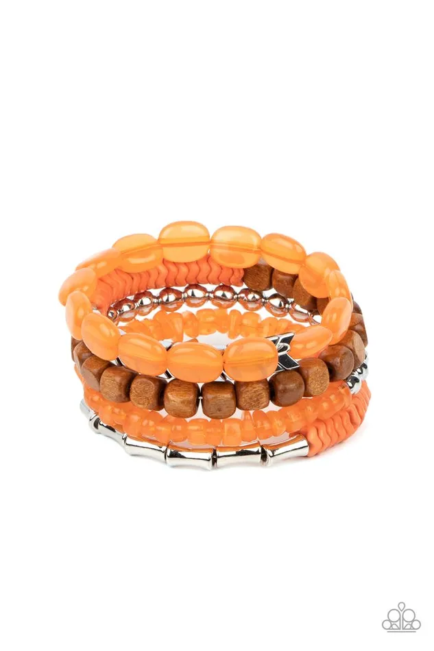 Paparazzi Bracelet Outdoor Retreat Orange Paparazzi Jewelry Bracelets Paparazzi Bracelet Outdoor Retreat Orange Paparazzi Jewelry Bracelets